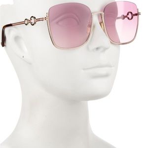 CHLOE Semi Rimless Square Sunglasses